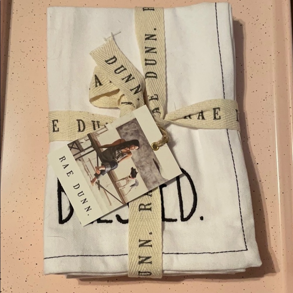 Rae Dunn Blessed Cloth Napkins